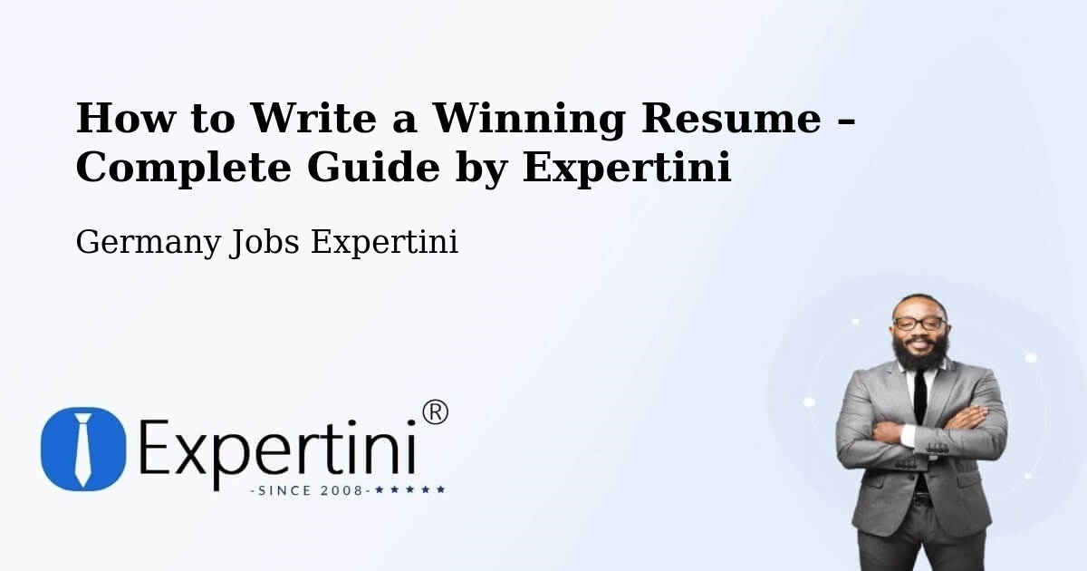 Resume Writing Guide for Job Seekers – Wolfsburg - Wolfsburg, Germany Jobs Expertini